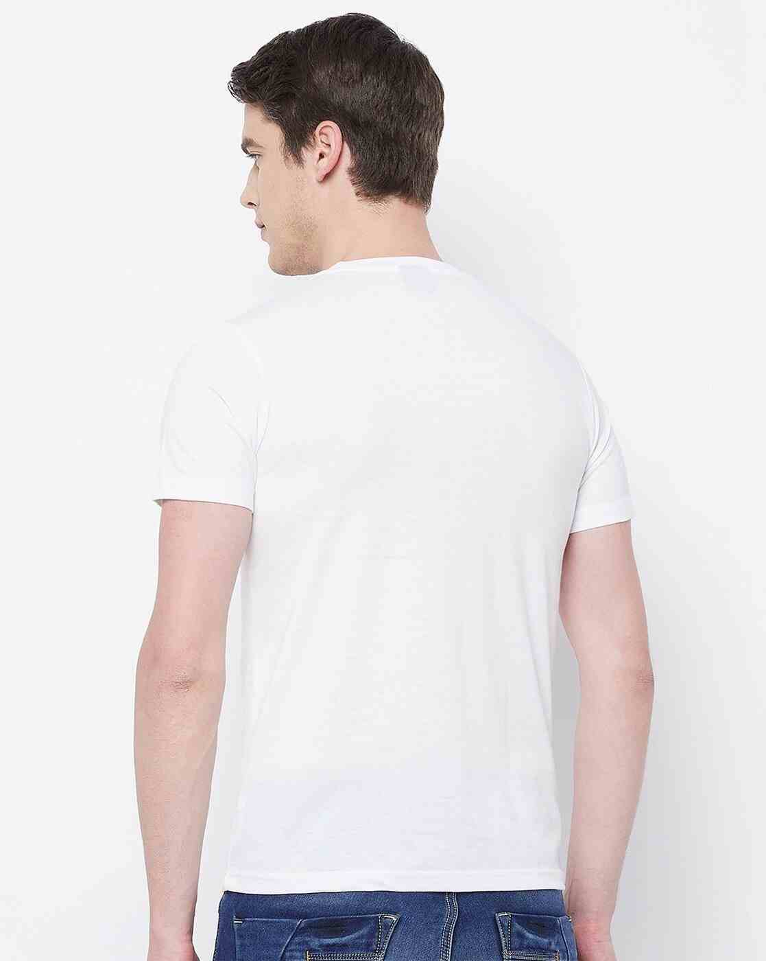 DUKE | Typographic Print Slim Fit Crew-Neck T-shirt|4