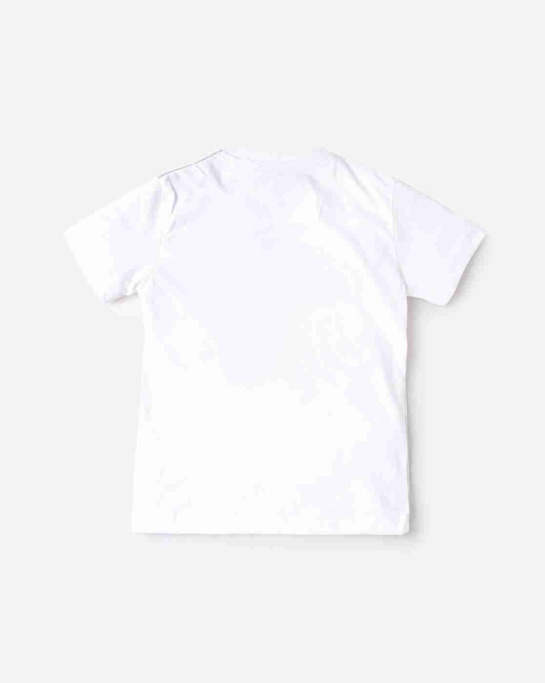 DUKE | Typographic Print Crew-Neck T-shirt|1