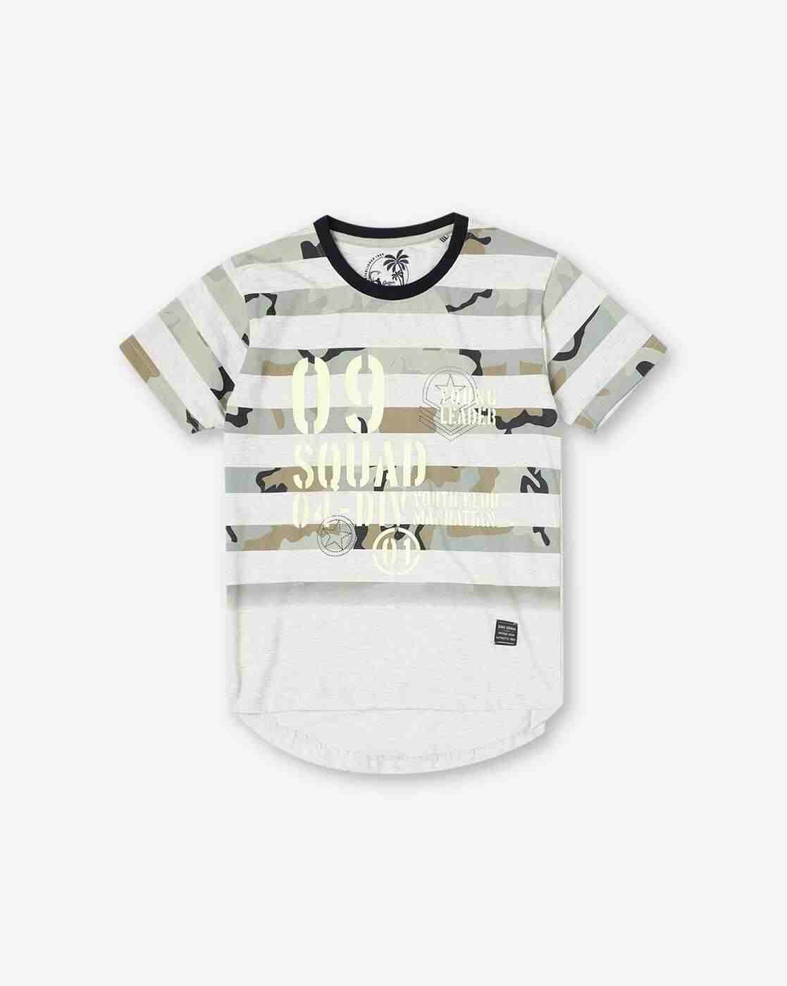Striped Crew-Neck T-Shirt