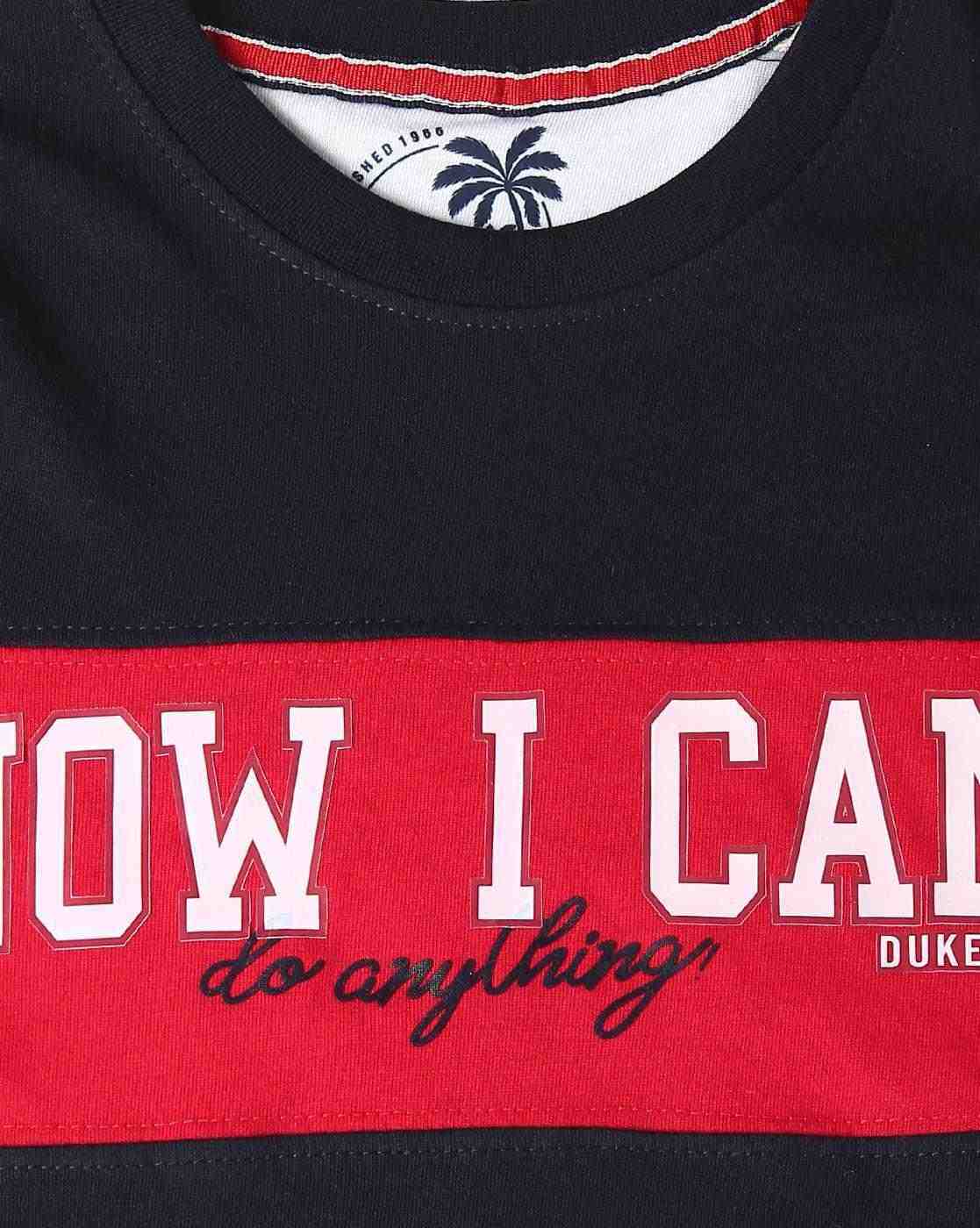DUKE | Colourblock Crew-Neck T-shirt|2