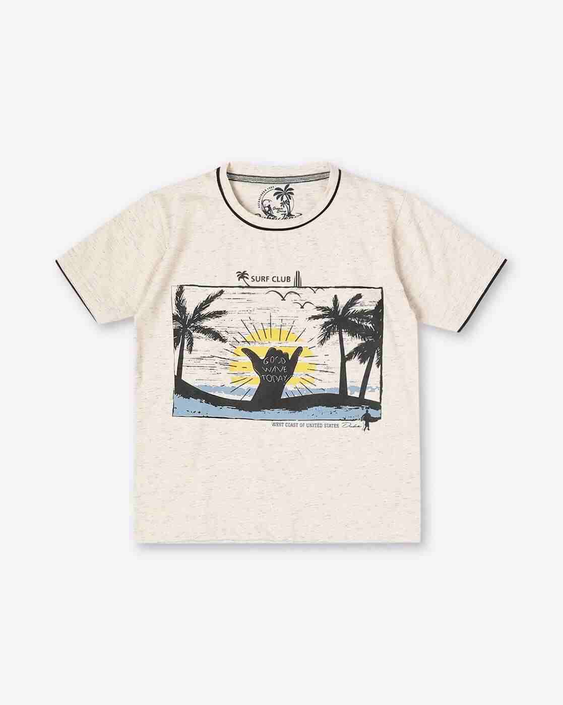 Graphic Print Crew-Neck T-Shirt