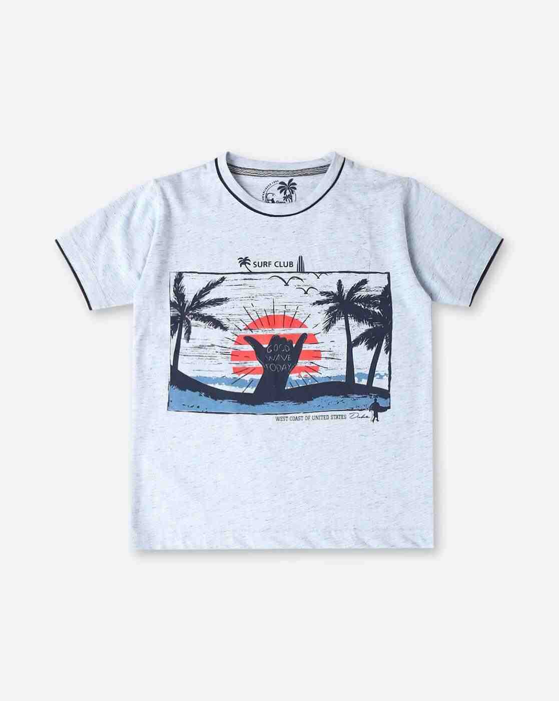 DUKE | Graphic Print Crew-Neck T-shirt|0