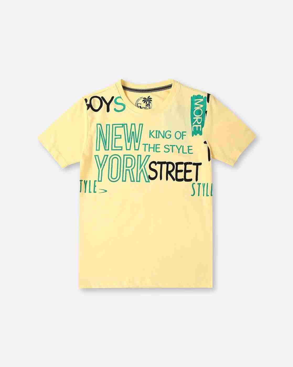 DUKE | Typographic Print Round-Neck T-Shirt|0