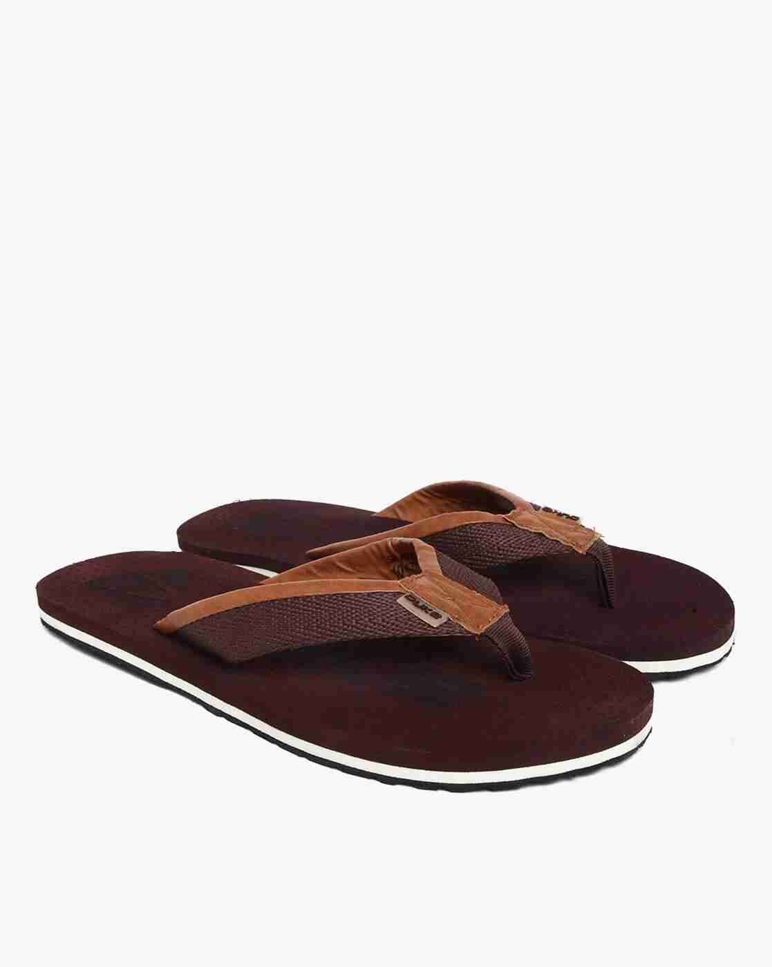 DUKE | Textured Thong-Strap Flip-Flops|1