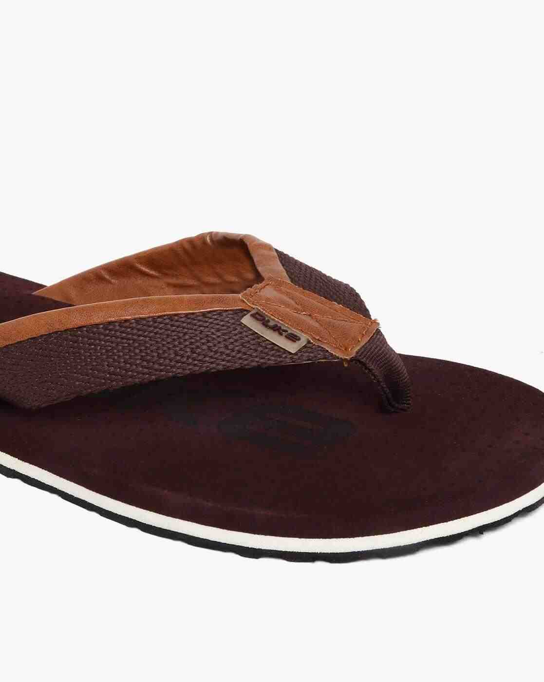 DUKE | Textured Thong-Strap Flip-Flops|4