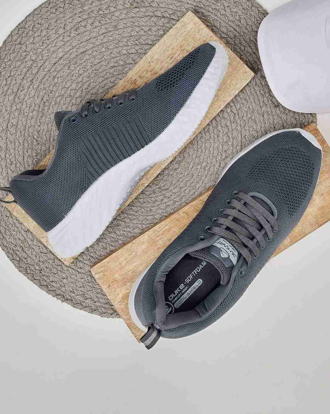 DUKE | Knitted Lace-Up Running Shoes|0