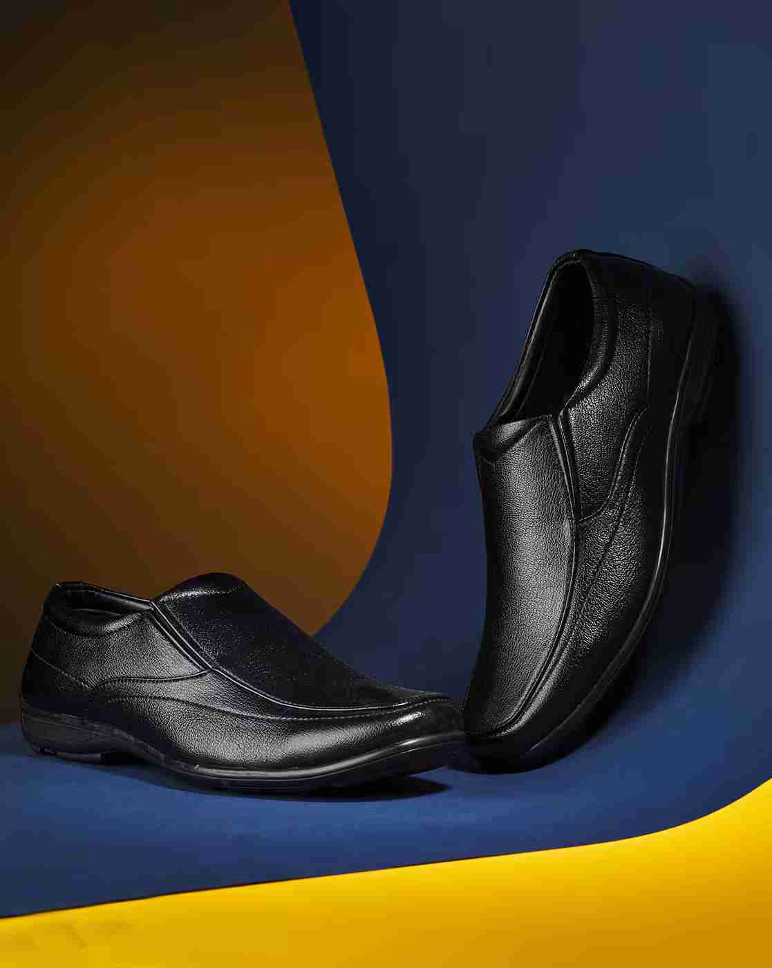 DUKE | Panelled Slip-On Shoes|0