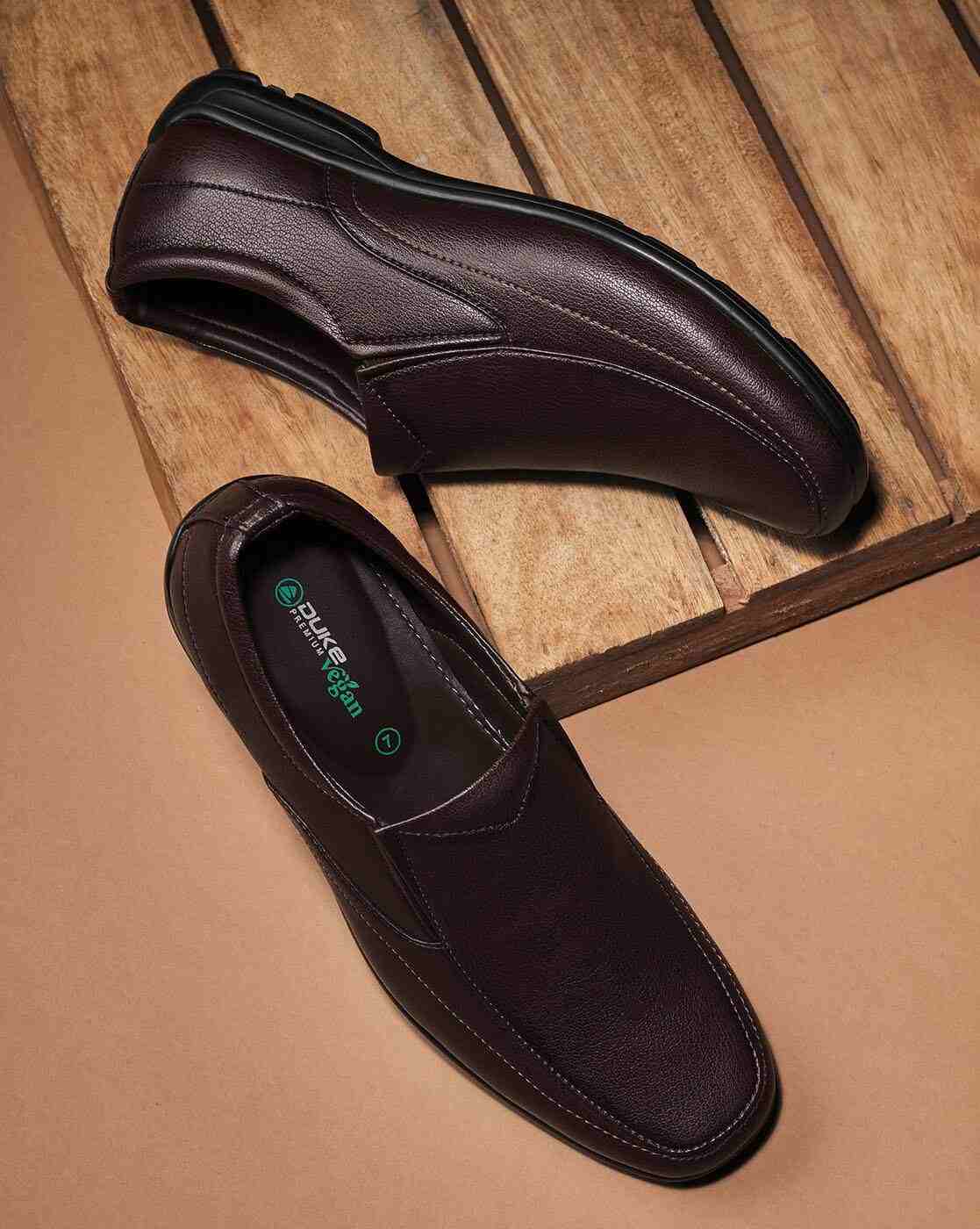 Panelled Slip-On Shoes