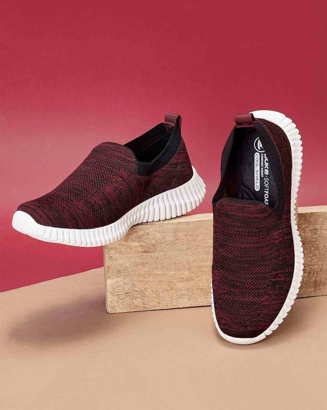 DUKE | Heathered Slip-On Running Shoes|0
