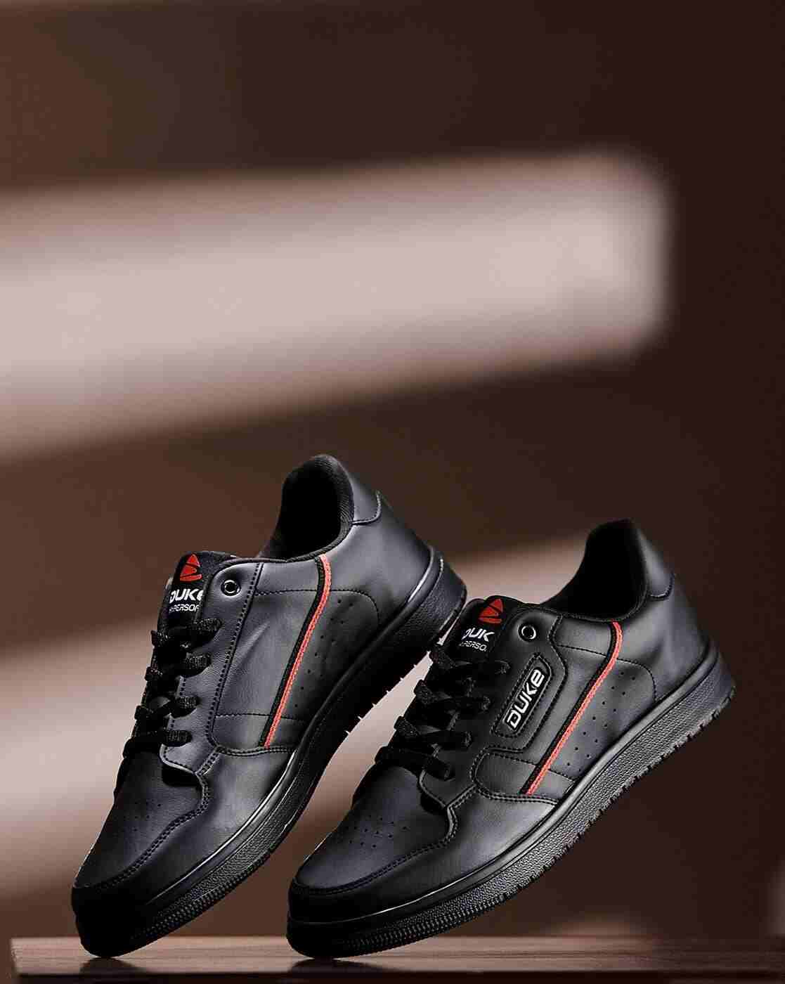 Logo Print Low-Top Lace-Up Sneakers