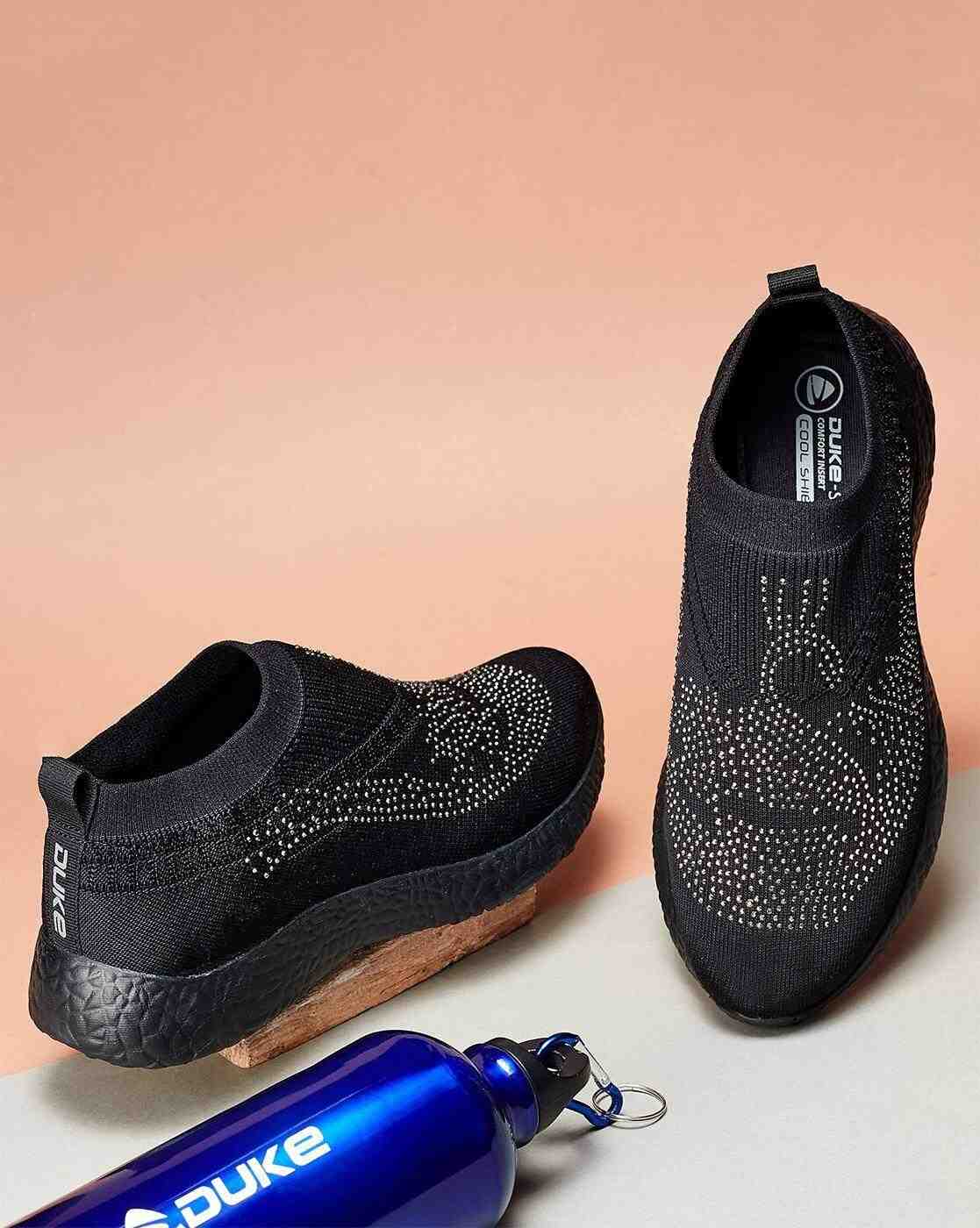 Embellished Slip-On Sports Shoes