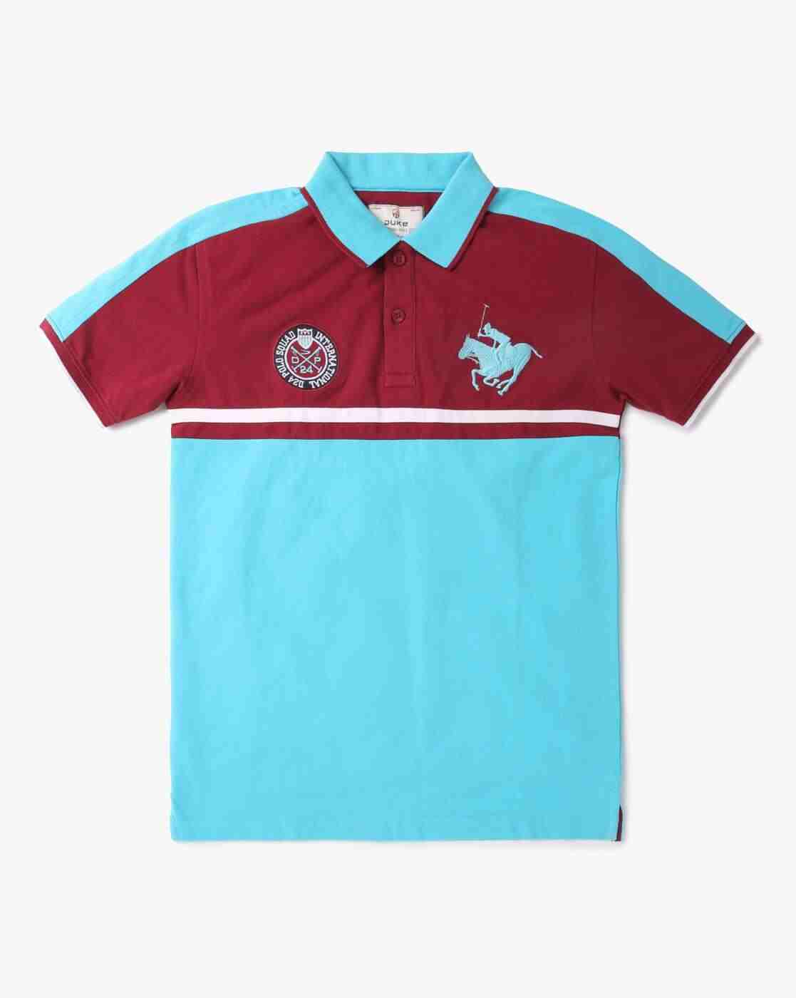 Colourblock Polo T-Shirt