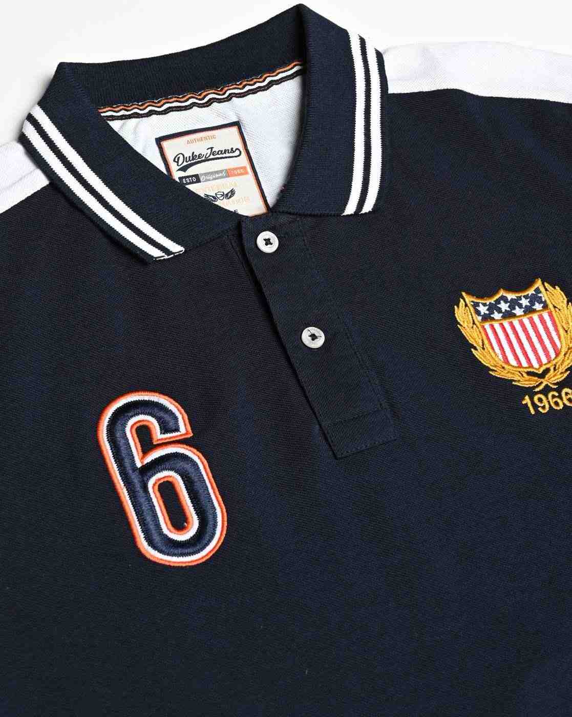 DUKE | Embroidered Slim Fit Polo T-Shirt|4