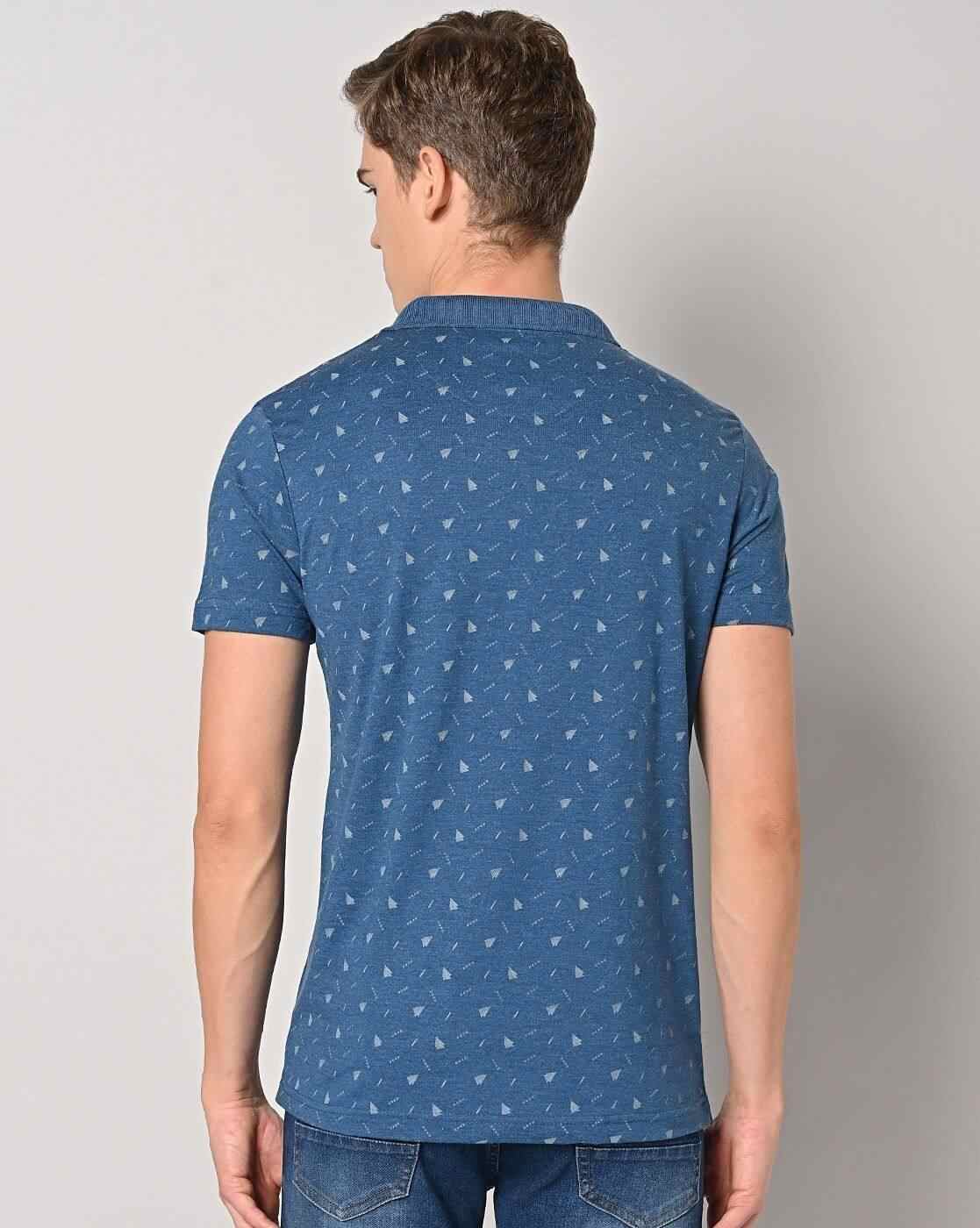 DUKE | Novelty Print Slim Fit Polo t-Shirt|2