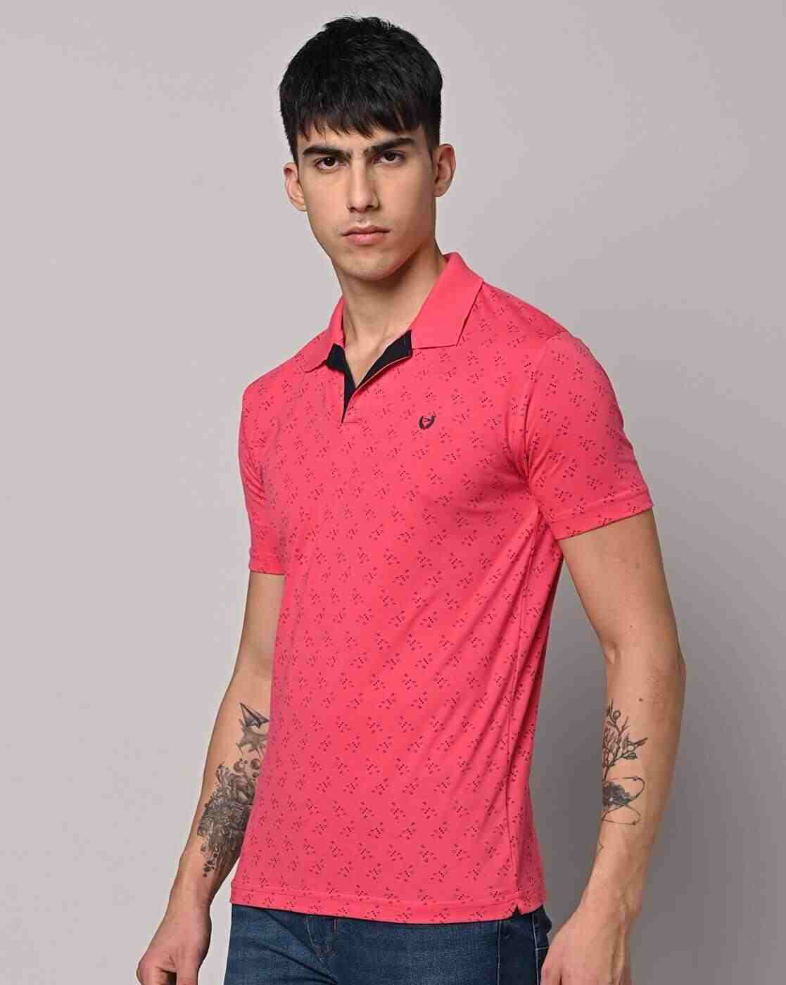 Printed Slim Fit Polo t-Shirt