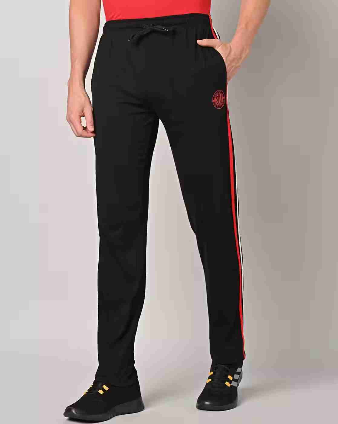 Men Track Pants with Contrast Tipping