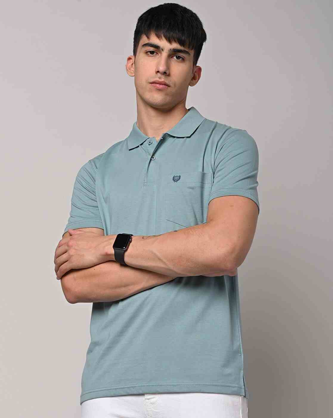 Polo T-Shirt with Patch Pocket