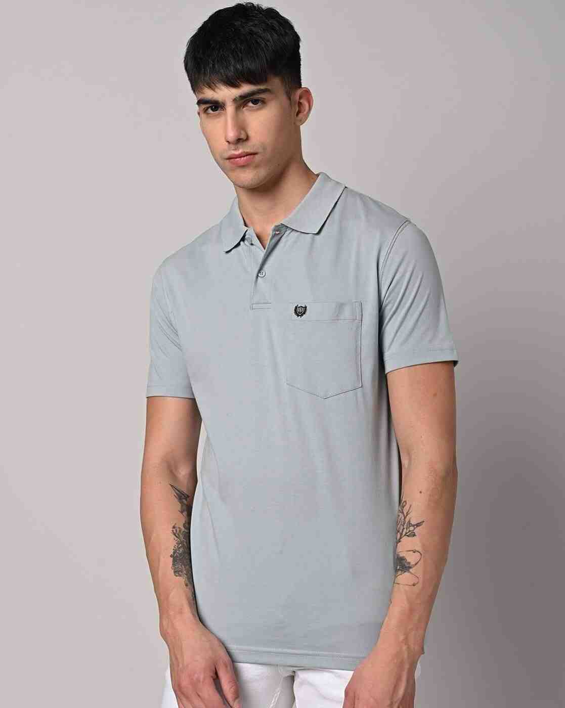 DUKE | Regular Fit Polo T-Shirt with Patch Pocket|1