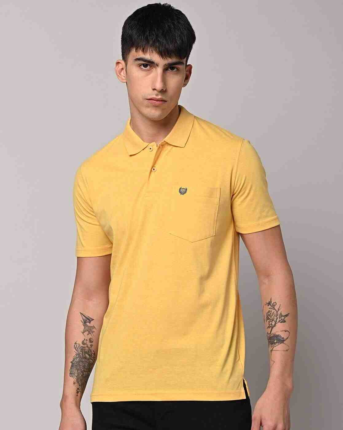 Regular Fit Polo T-Shirt with Patch Pocket