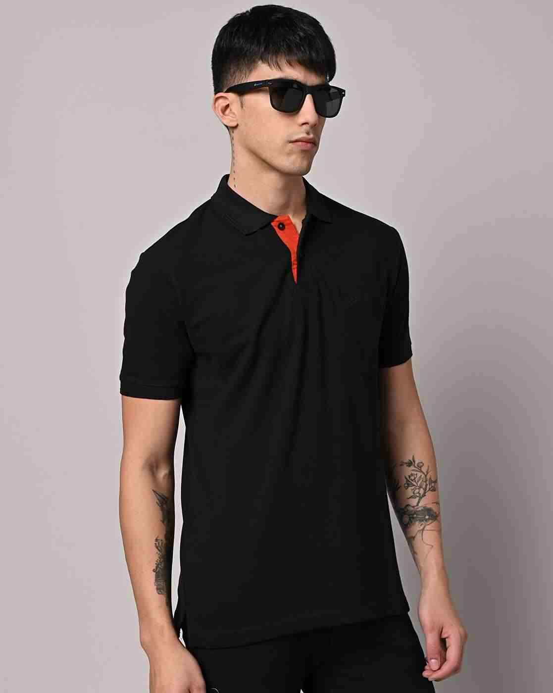 Regular Fit Polo T-Shirt with Patch Pocket