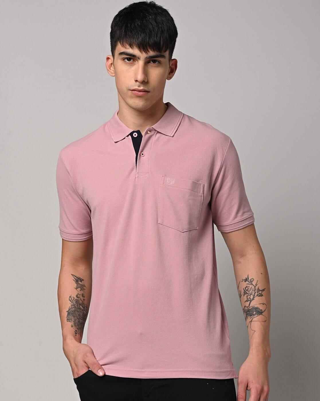 Regular Fit Polo T-Shirt with Patch Pocket