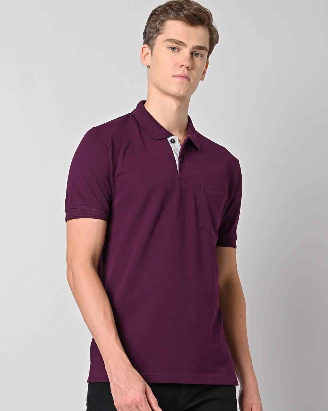 Polo T-Shirt with Patch Pocket