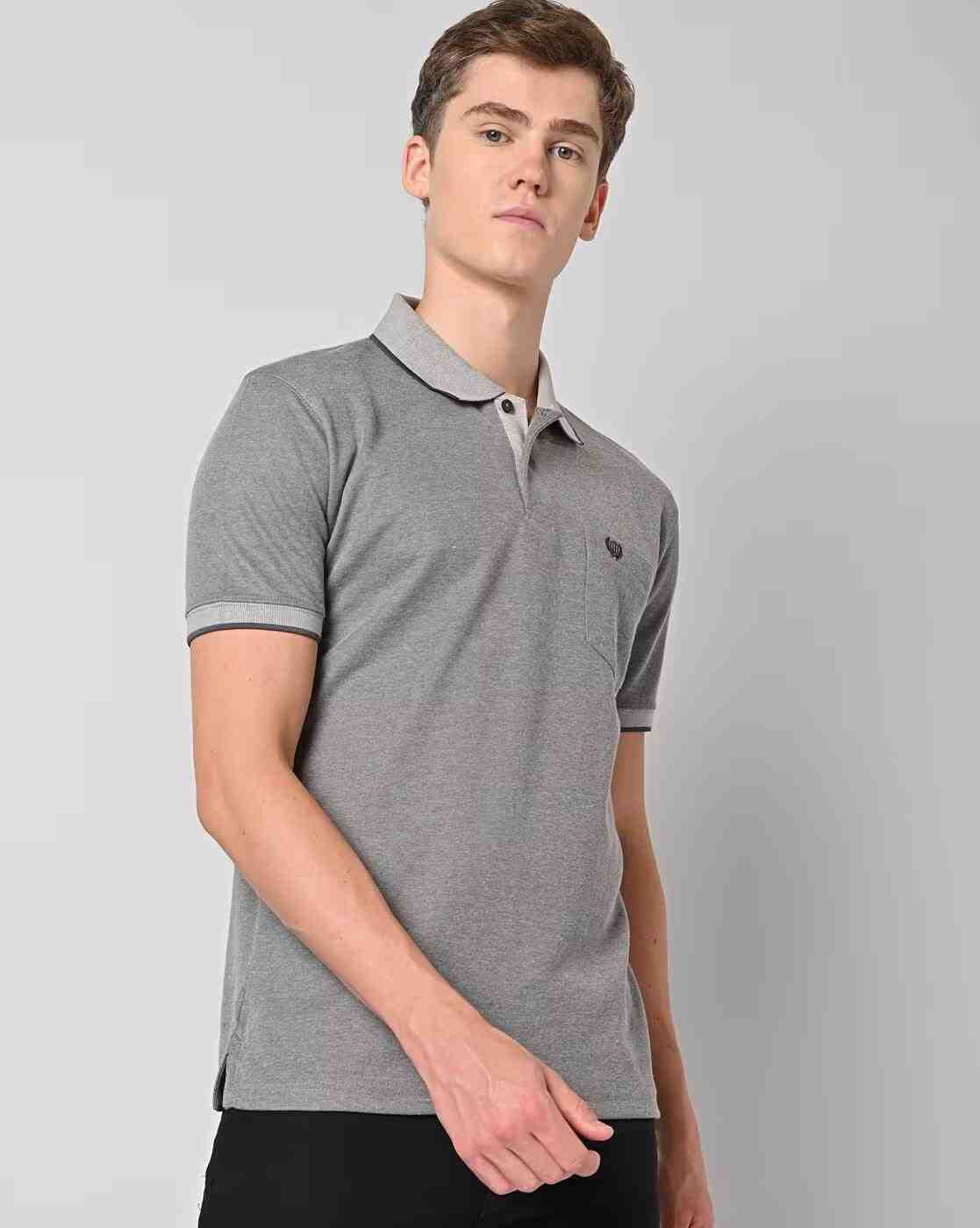 Regular Fit Polo T-Shirt with Contrast Tipping