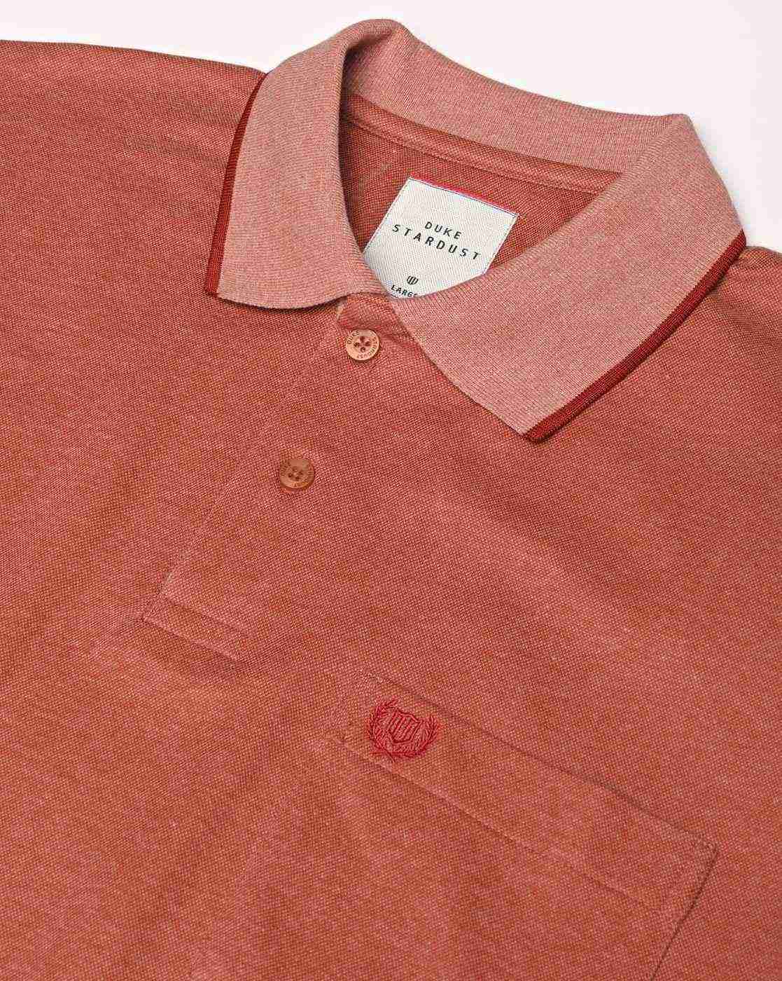 DUKE | Regular Fit Polo T-Shirt with Patch Pocket|4
