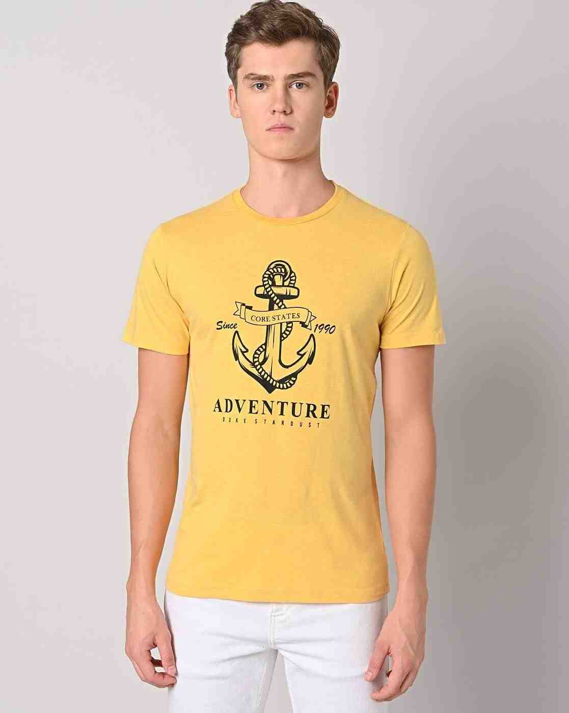 DUKE | Slim Fit Pack of 3 Crew-Neck T-Shirts|2