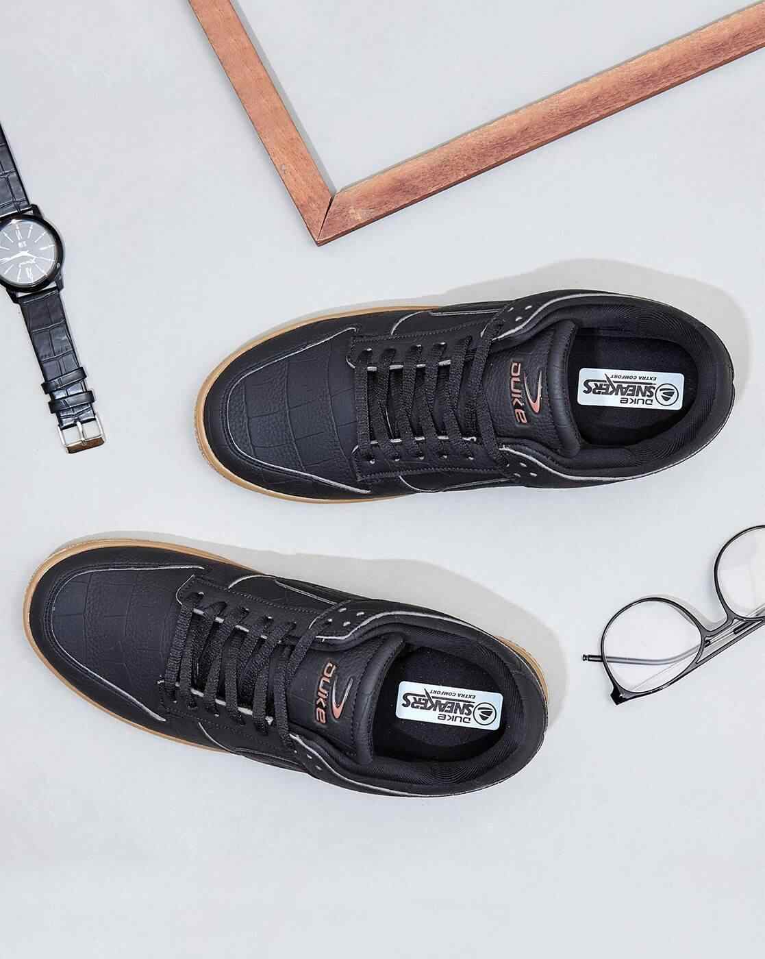 Men Low-Top Lace-Up Sneakers