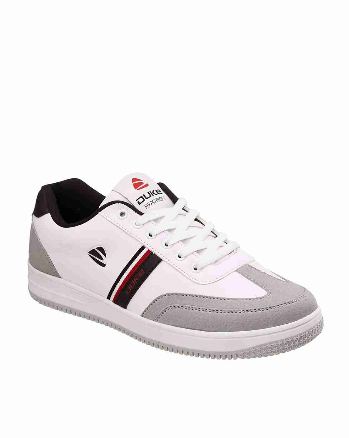 DUKE | Men Brand Print Lace-Up Sneakers|2