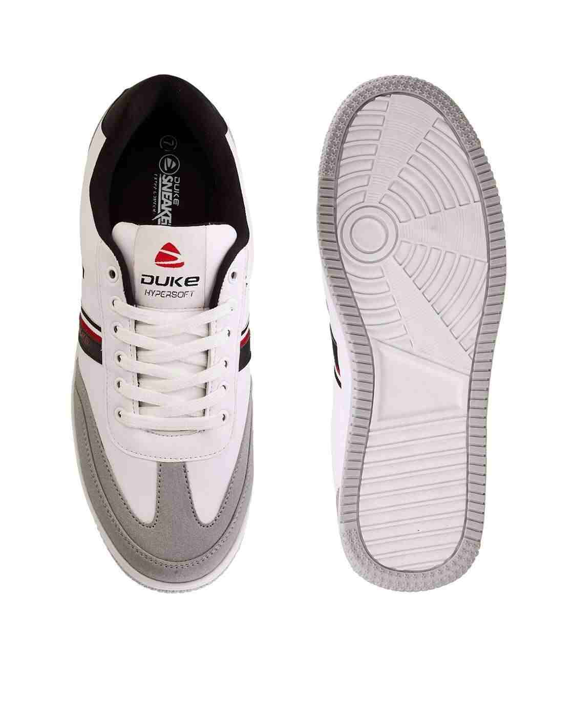 DUKE | Men Brand Print Lace-Up Sneakers|4