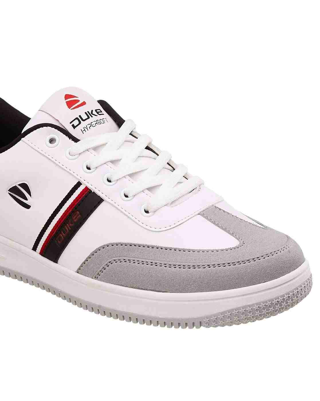 DUKE | Men Brand Print Lace-Up Sneakers|5