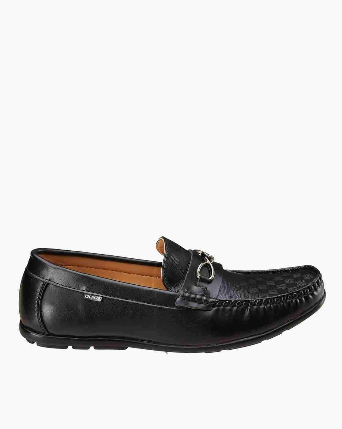 DUKE | Men Checked Loafers|1