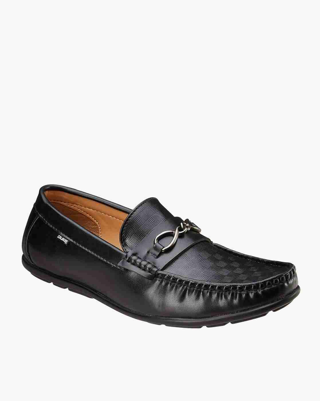 DUKE | Men Checked Loafers|2
