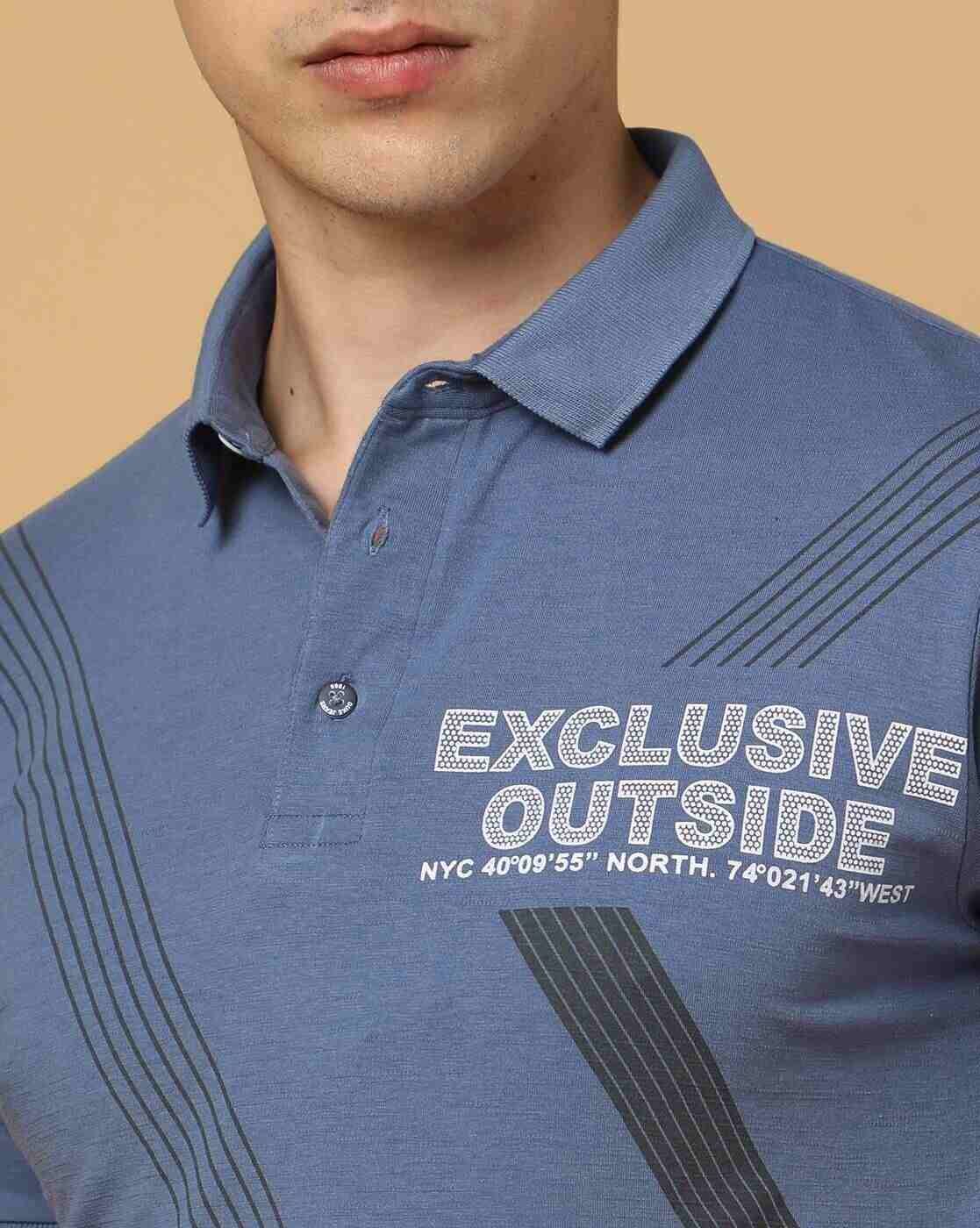 DUKE | Printed Slim Fit Polo T-Shirt|3