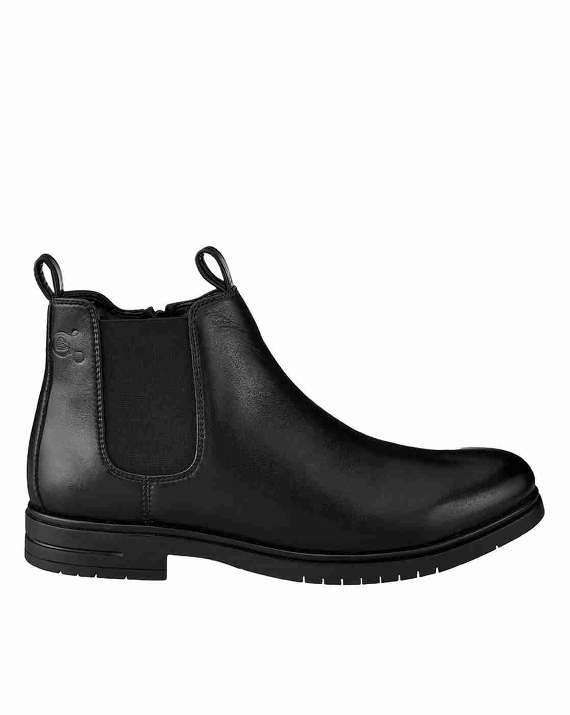 Men Ankle-Length Boots with Zip Fastening