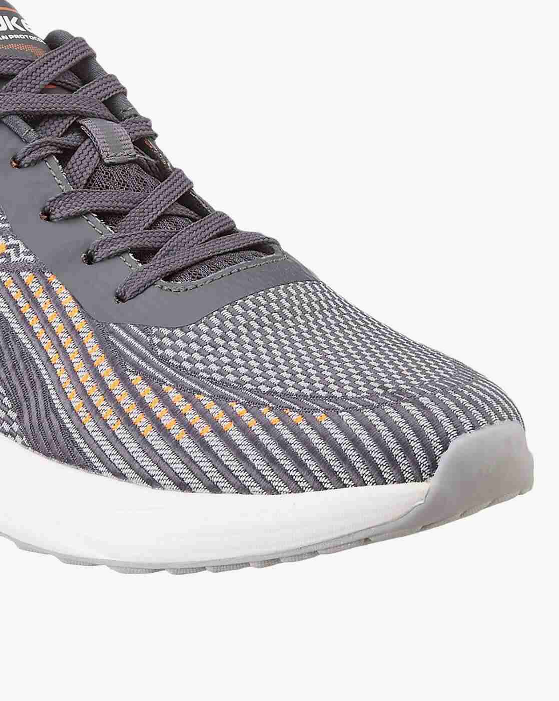 DUKE | Men Striped Lace-Up Running Shoes|5