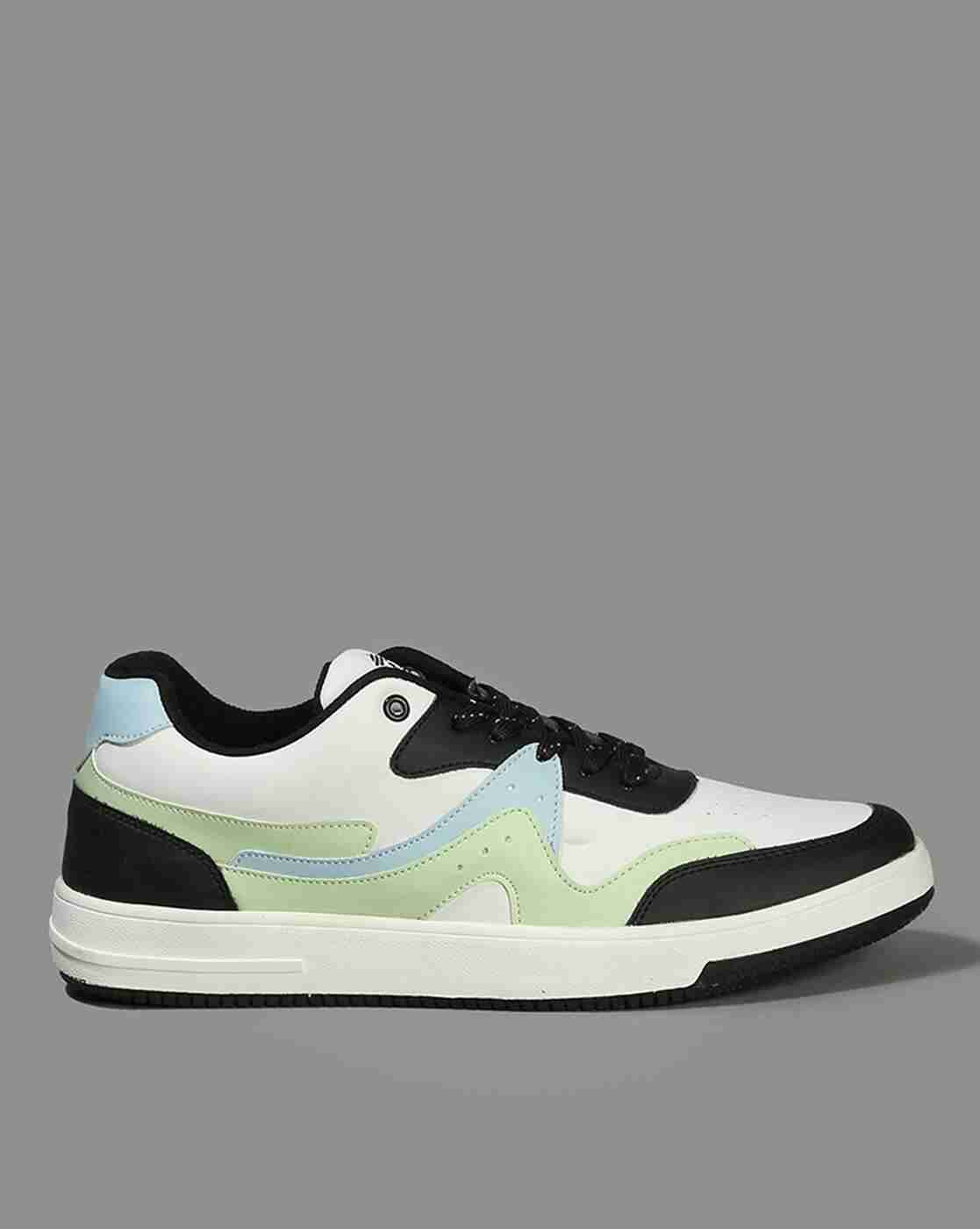 Men Panelled Lace-Up Shoes