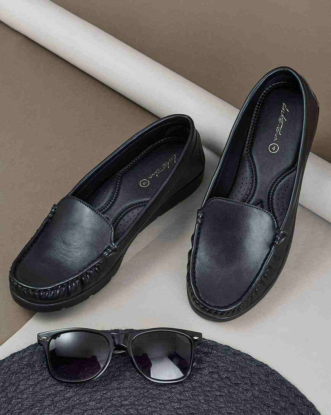 DUKE | Women Round-Toe Slip-On Loafers|0