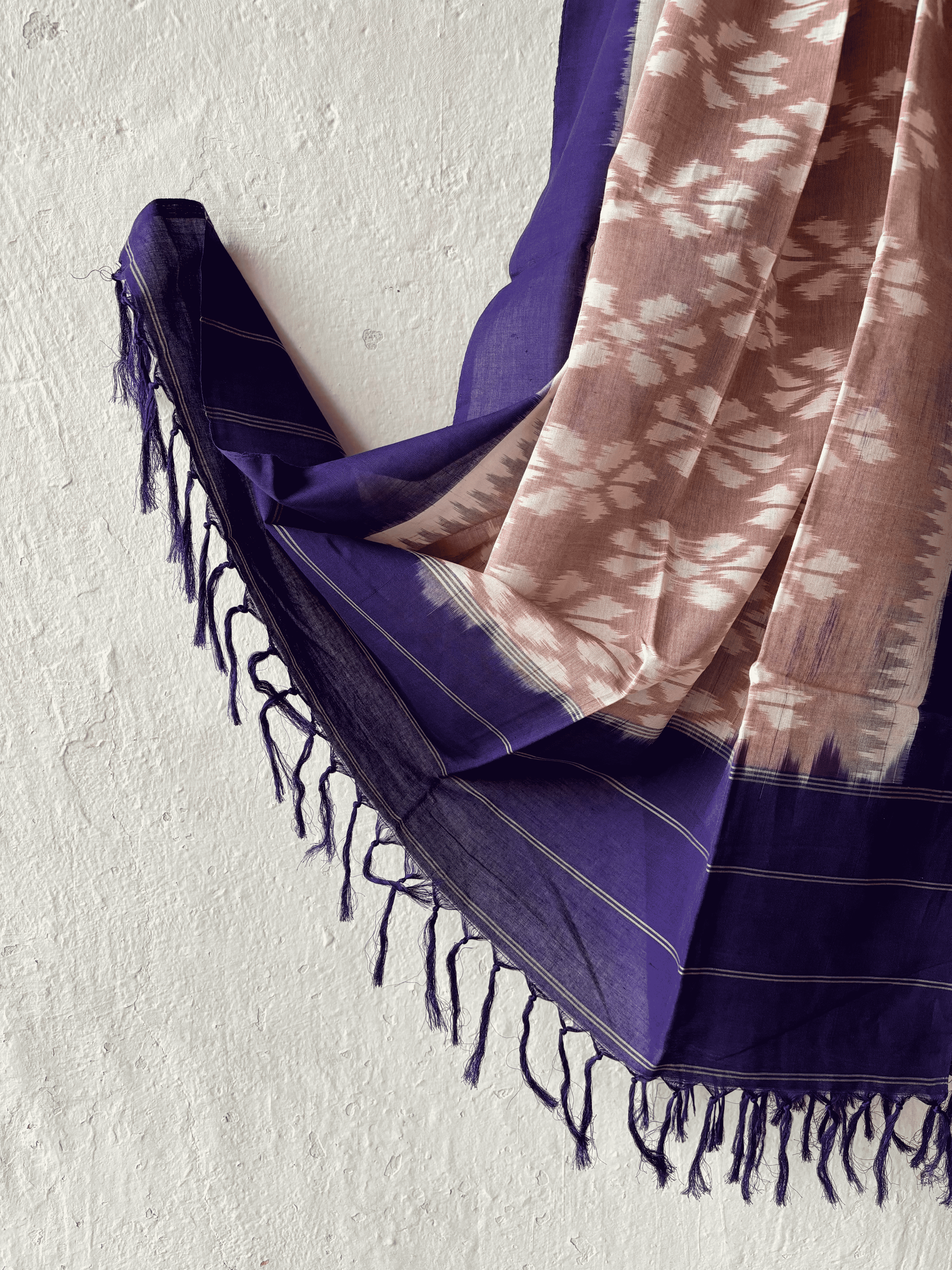 Cotton Flower Ikat Duppata