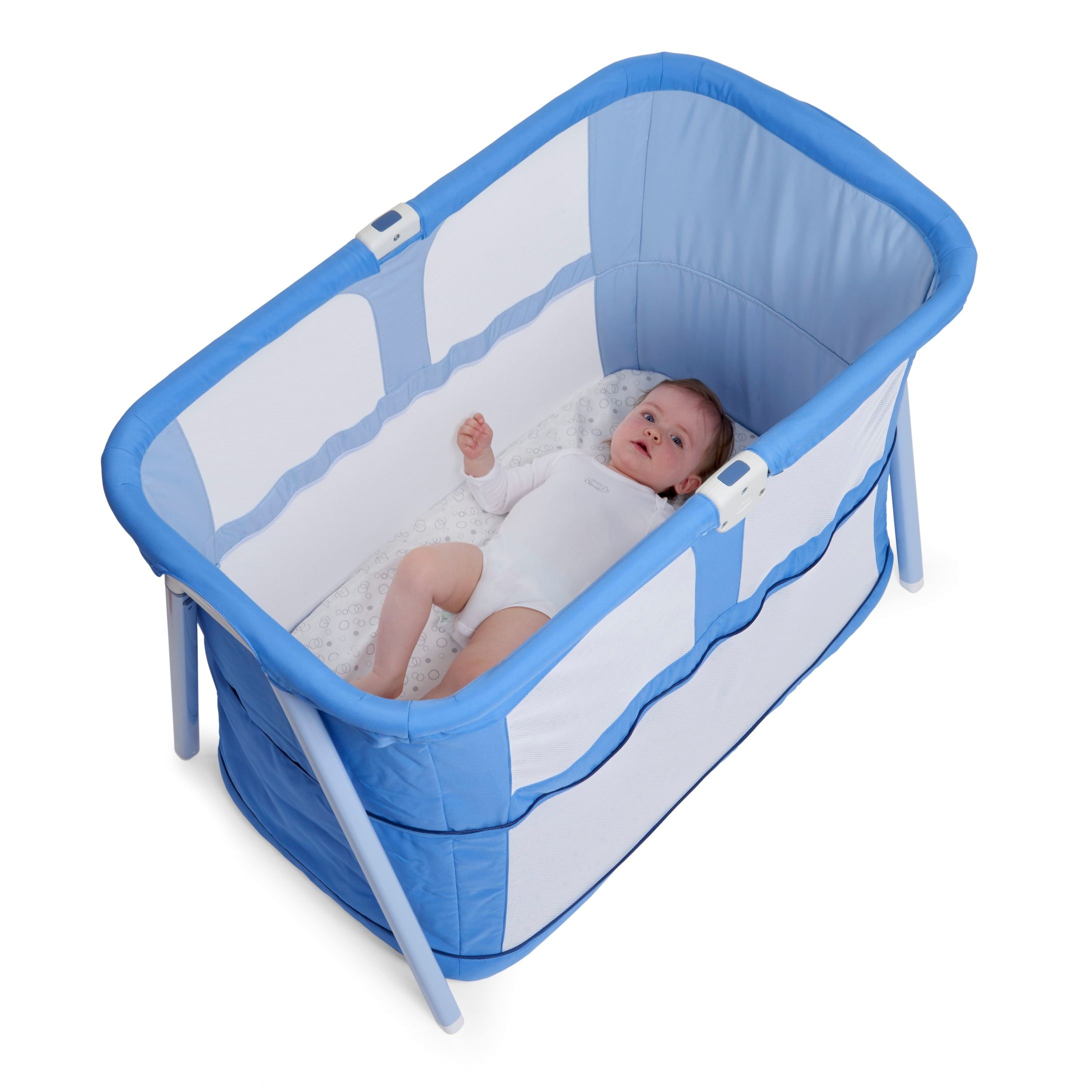 Mothercare | Chicco Lullago Zip Travel Crib Indigo 2