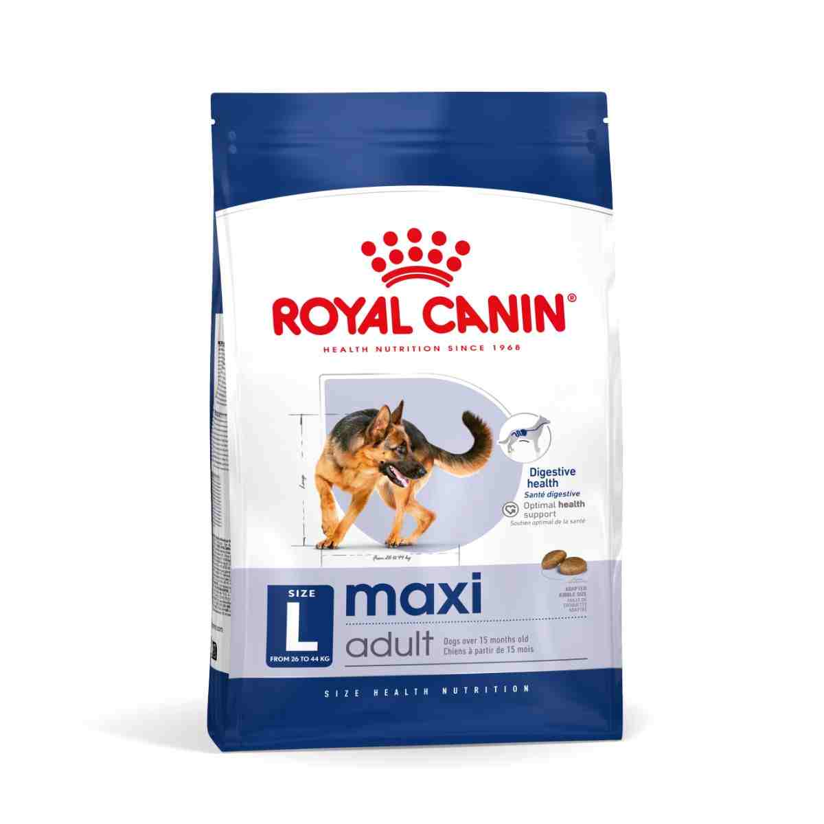 Royal Canin Maxi Adult Dry Dog Food - 10 Kg + Wet Food