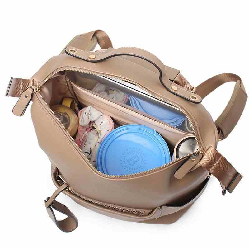 Beige Elegance Diaper Bag