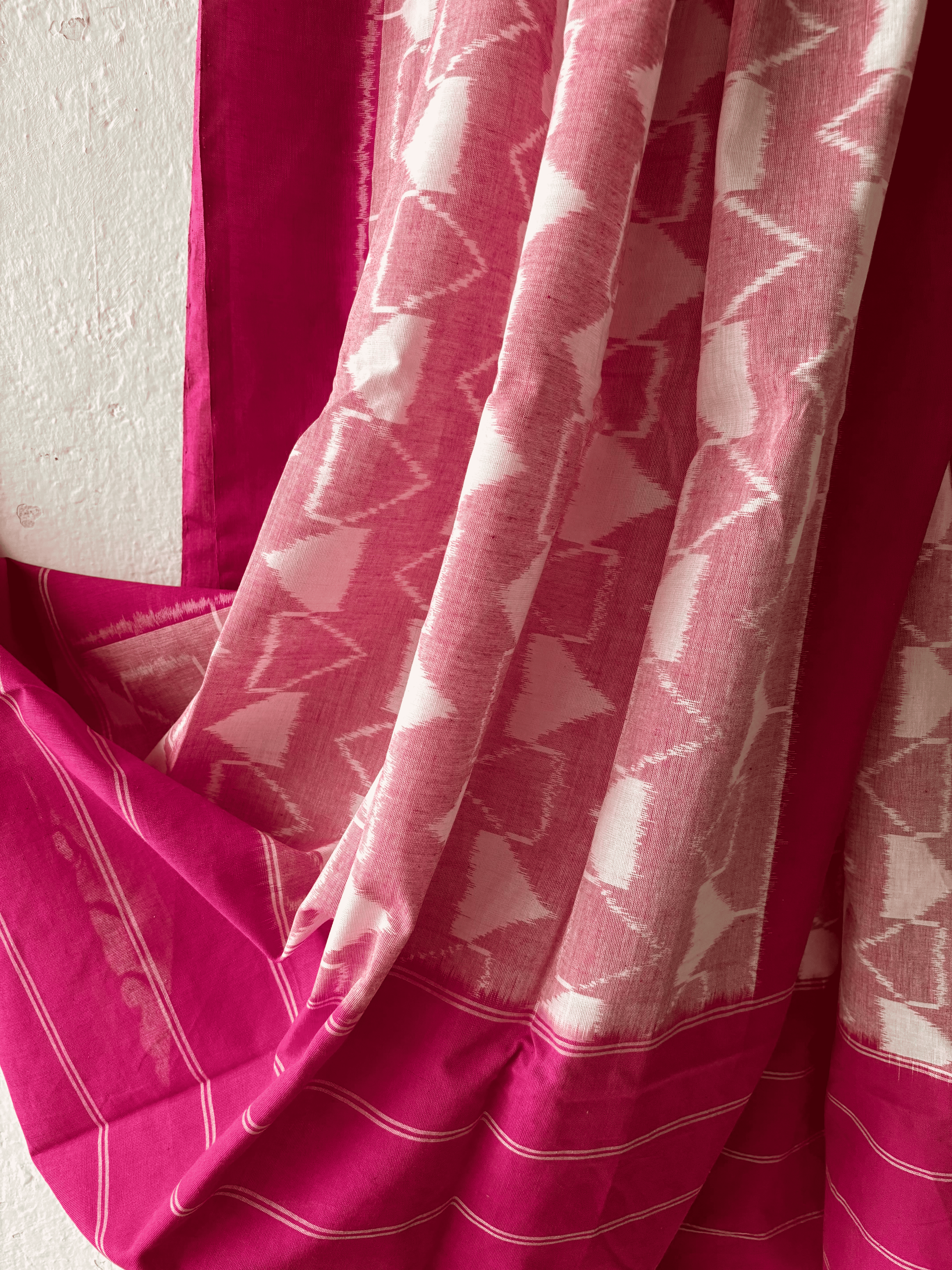 Cotton Triangle Ikat Duppata