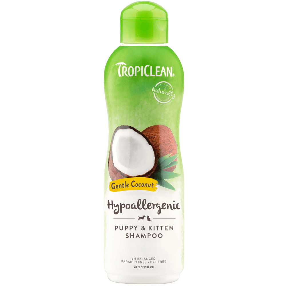 TropiClean Gentle Coconut Puppy & Kitten Shampoo