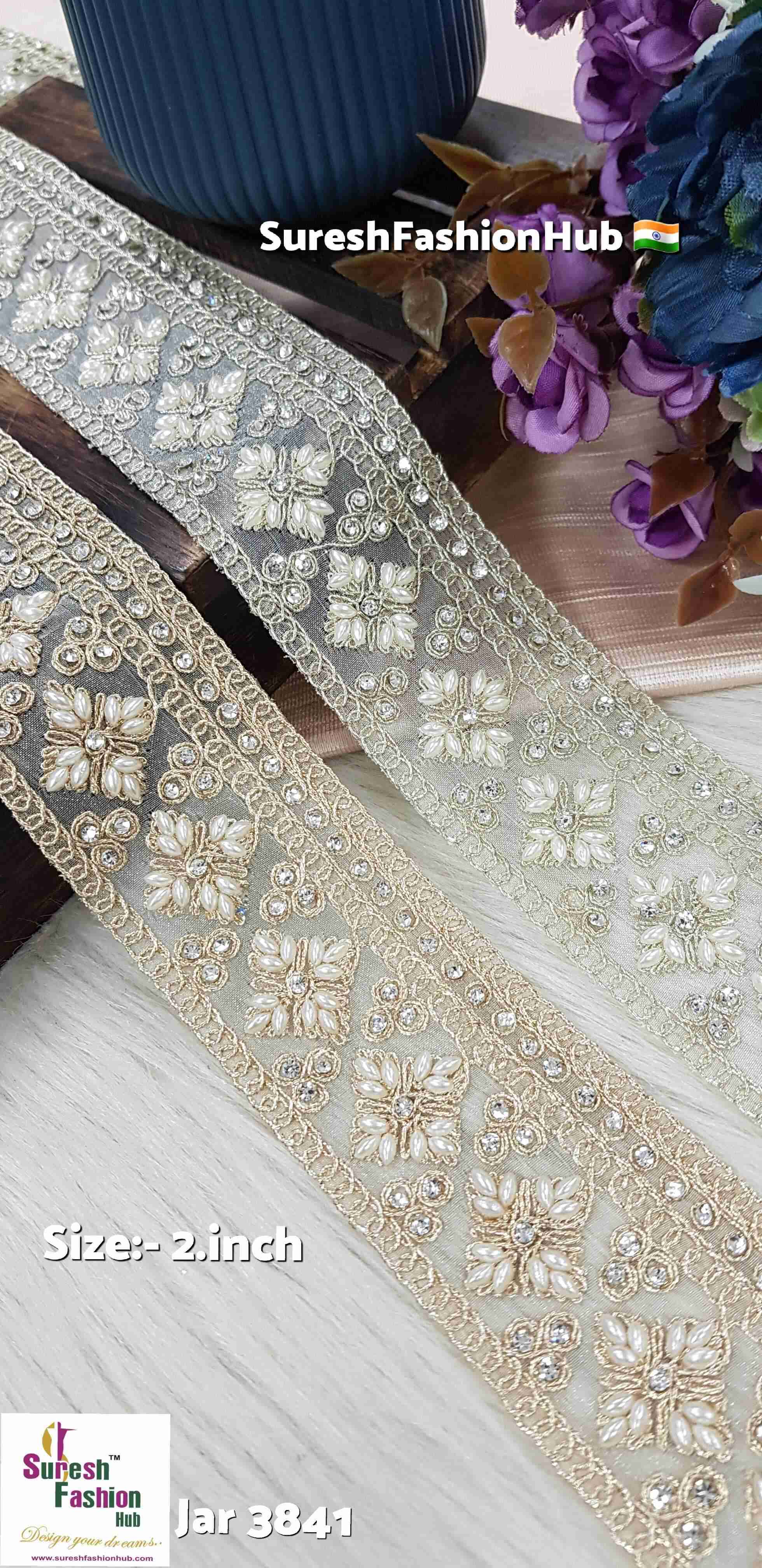 Organza Diamond Pearl Lace
