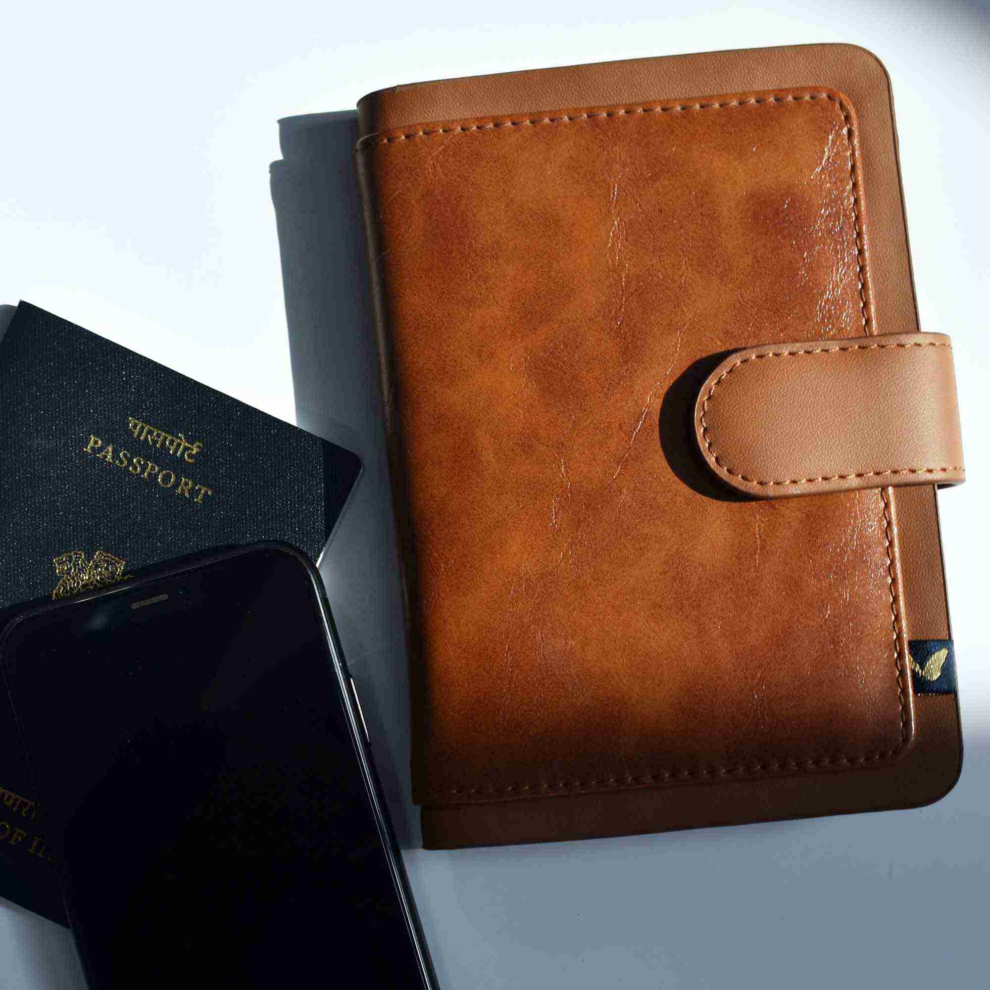 Passport Holder | Moderno | Tan