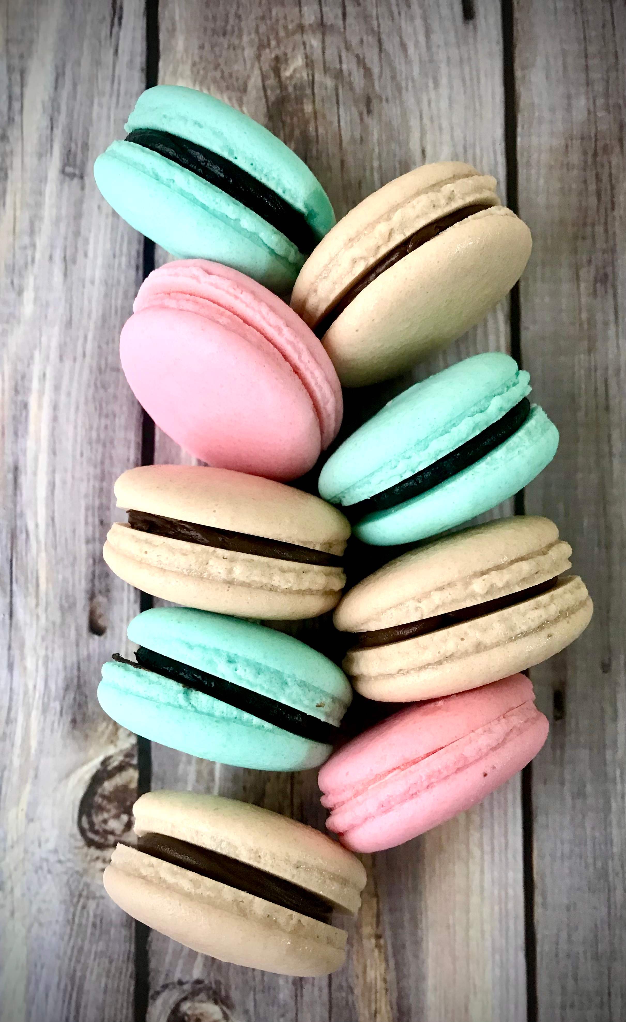 Dark Chocolate Macaron