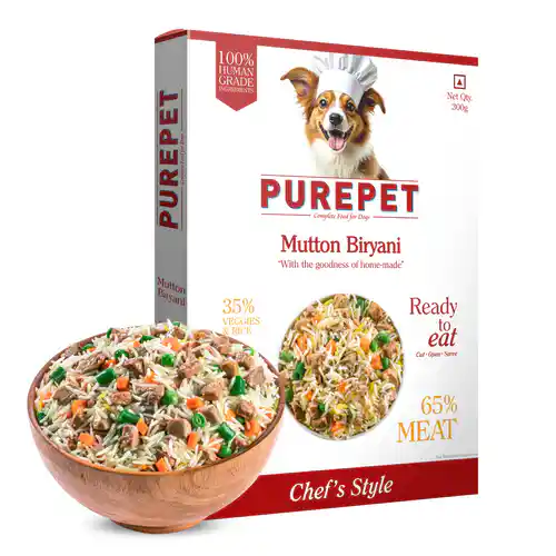Purepet Mutton Biryani Fresh Food for Dogs, 300g